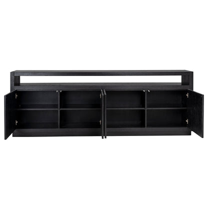 Sideboard Oakura 4-doors (Black)