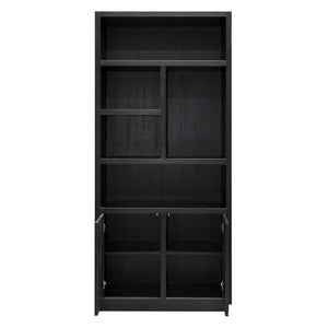 Display Cabinet Oakura 2 – Doors (black) – Richmond Interiors