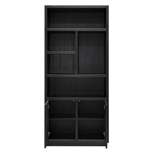 Display Cabinet Oakura 2 – Doors (black) – Richmond Interiors
