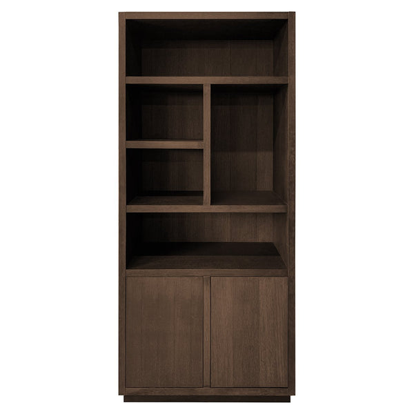 Display Cabinet Oakura 2 – Doors (brown) – Richmond Interiors