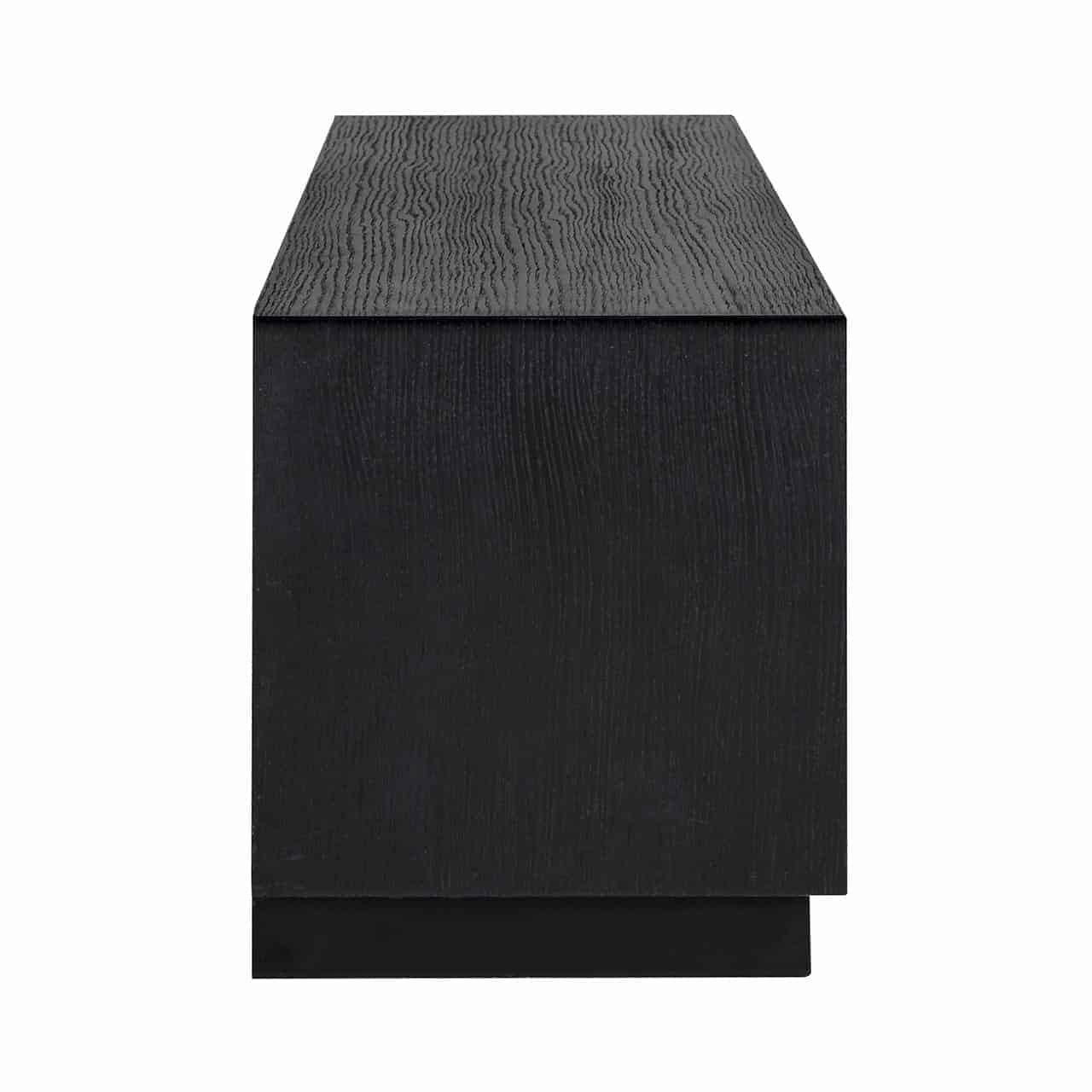 TV cabinet Oakura 3-drawers (Black)