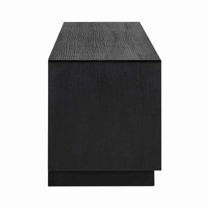 TV cabinet Oakura 3-drawers (Black)