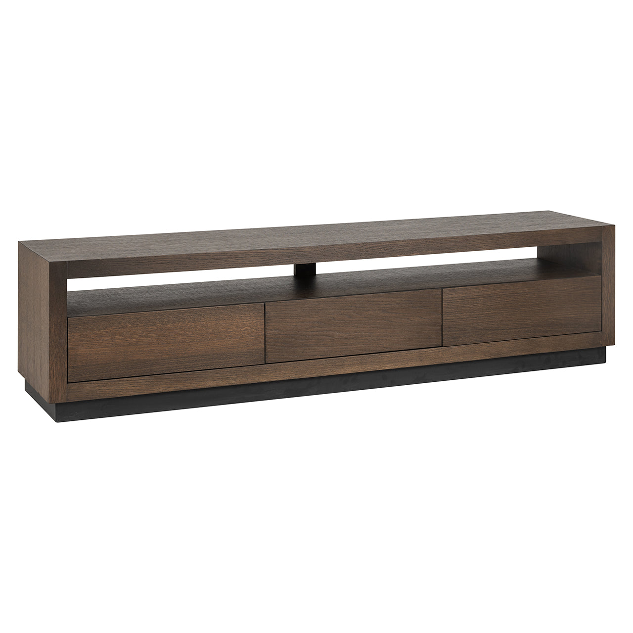 TV cabinet Oakura 3-drawers (Brown)