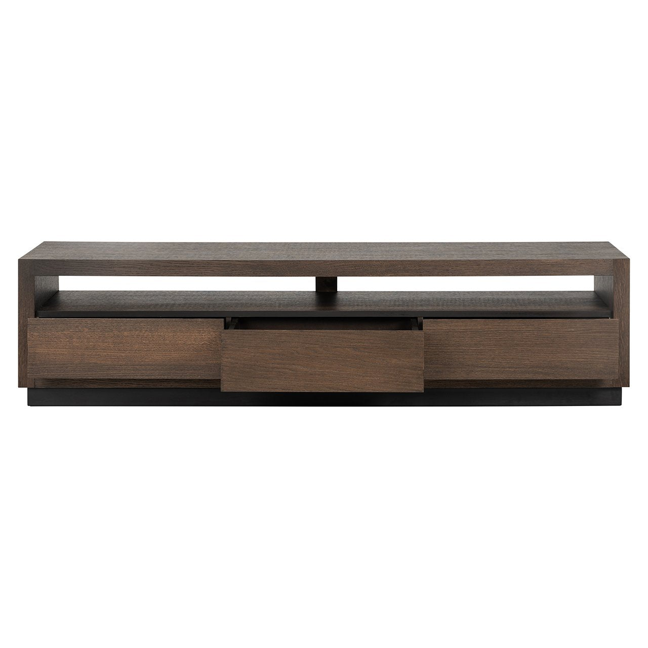 TV cabinet Oakura 3-drawers (Brown)