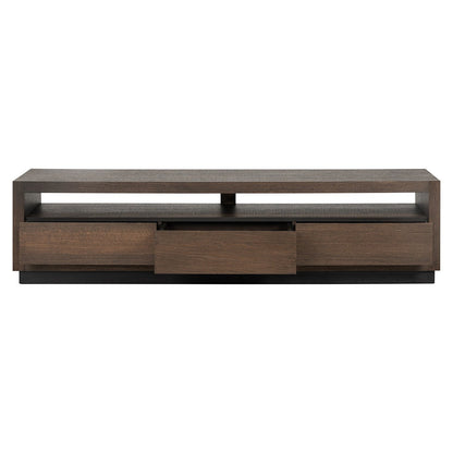 TV cabinet Oakura 3-drawers (Brown)