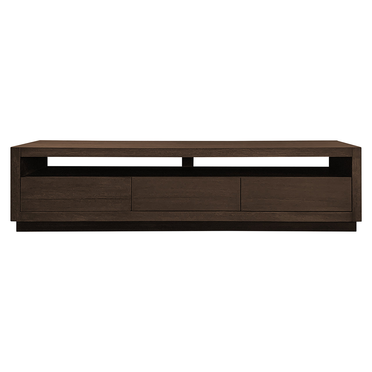 TV cabinet Oakura 3-drawers (Brown)