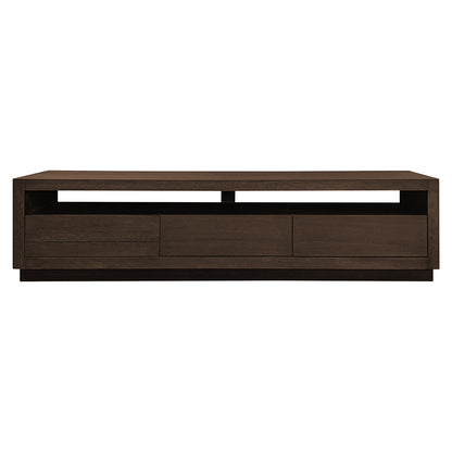 TV cabinet Oakura 3-drawers (Brown)