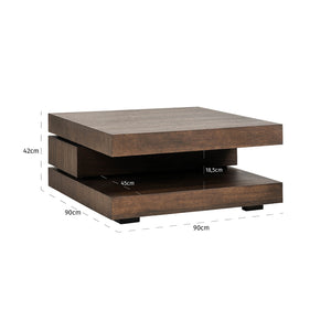 Coffee Table Oakura Blok C (brown) – Richmond Interiors