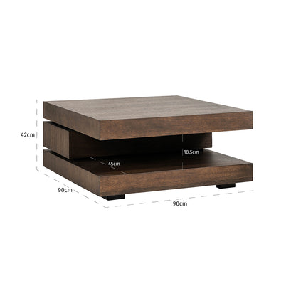 Coffee table Oakura blok C (Brown)- Richmond Interiors