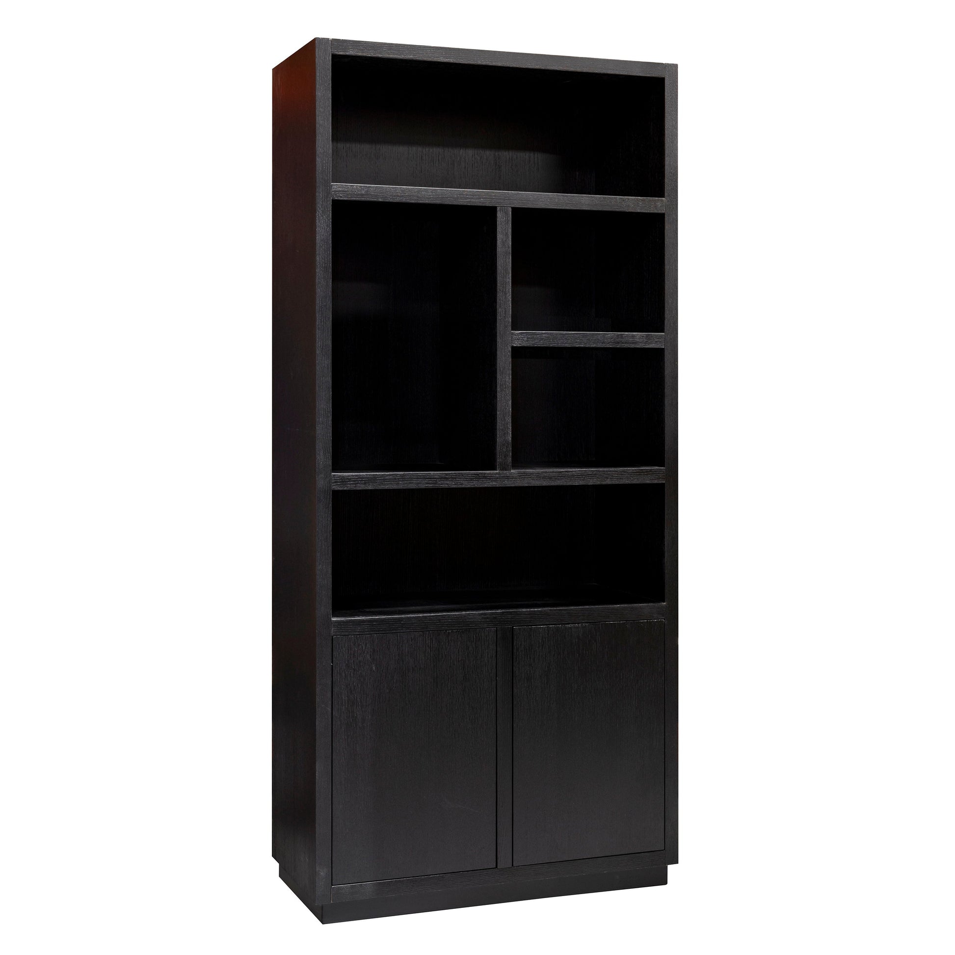 Display cabinet Oakura 2-doors (Black)