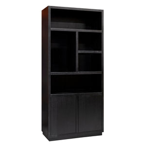 Display cabinet Oakura 2-doors (Black)