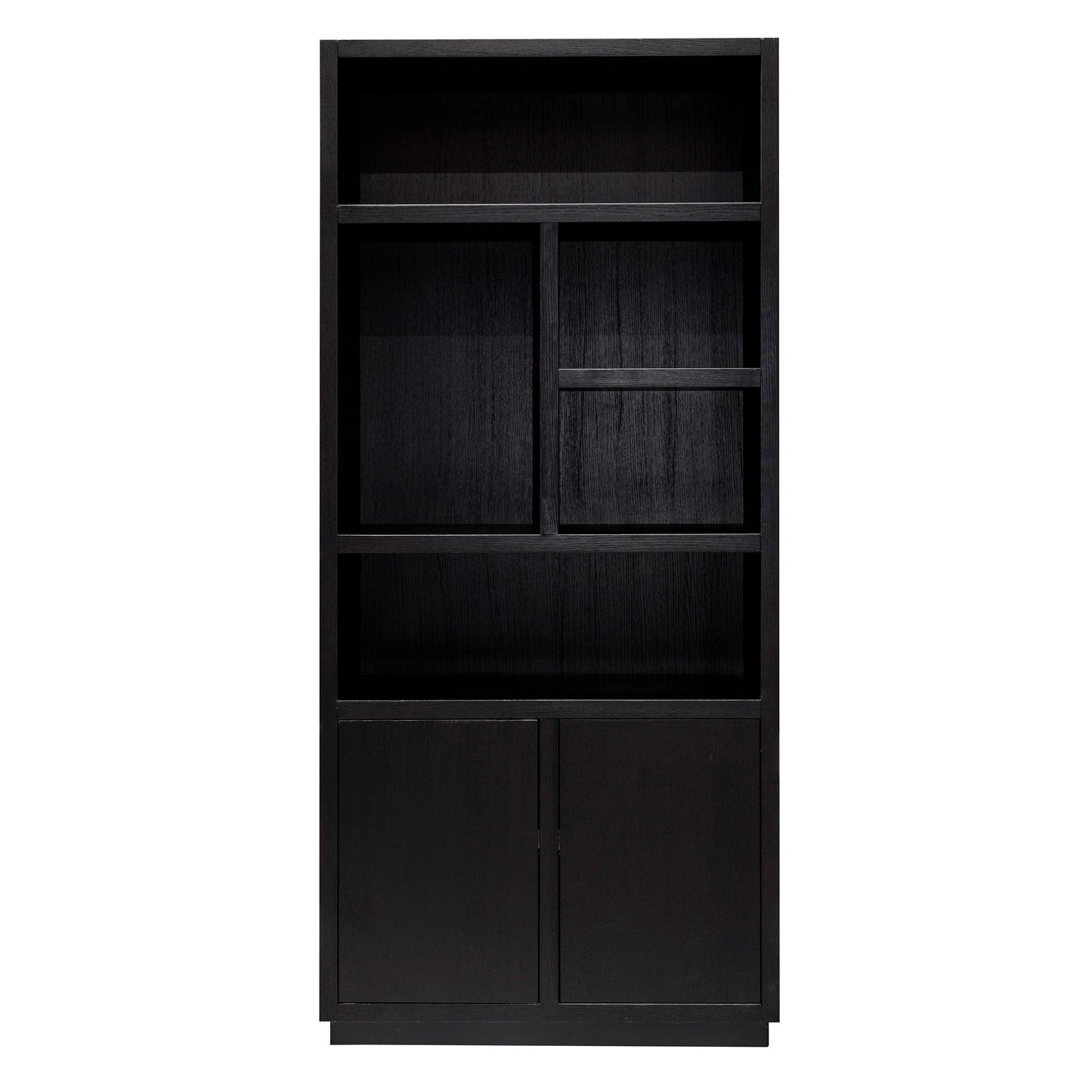 Display cabinet Oakura 2-doors (Black)- Richmond Interiors