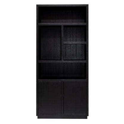 Display cabinet Oakura 2-doors (Black)- Richmond Interiors