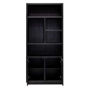 Display Cabinet Oakura 2 – Doors (black) – Richmond Interiors