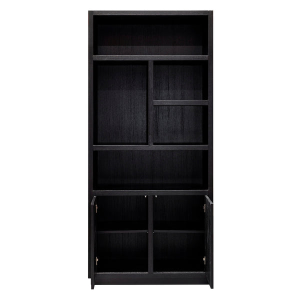 Display Cabinet Oakura 2 – Doors (black) – Richmond Interiors