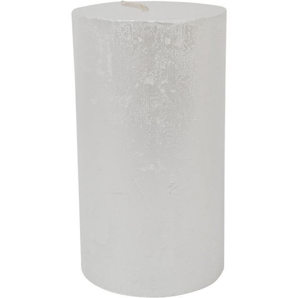 Pearl Rustica Pillar Candle 7x12cm by Libra