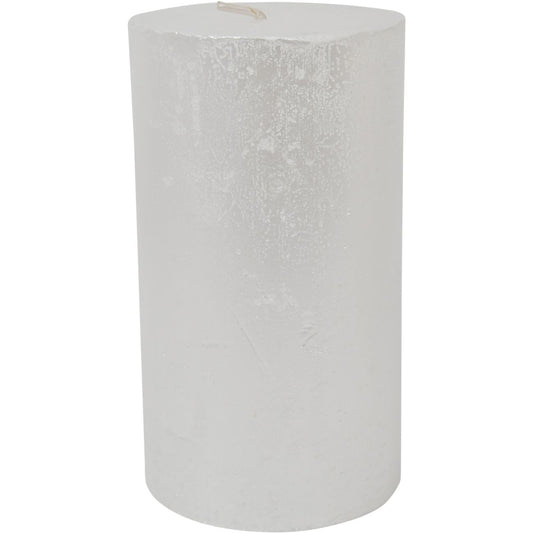 Libra Pearl Rustica Pillar Candle 7x12cm