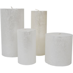 Pearl Rustica Pillar Candle 7x19cm by Libra, image 2