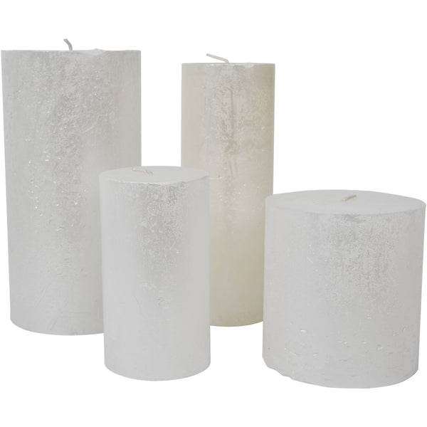 Pearl Rustica Pillar Candle 7x19cm by Libra, image 2