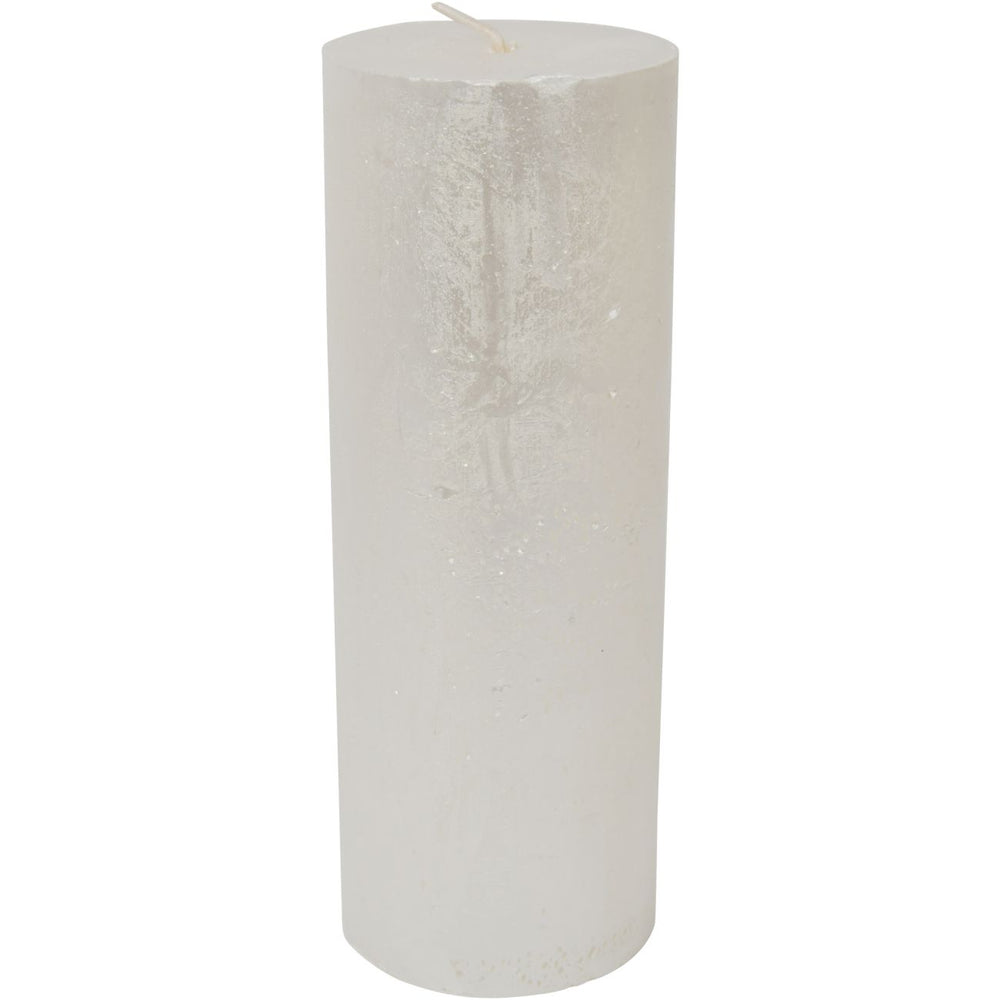 Pearl Rustica Pillar Candle 7x19cm by Libra