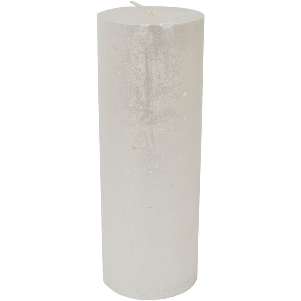Pearl Rustica Pillar Candle 7x19cm by Libra