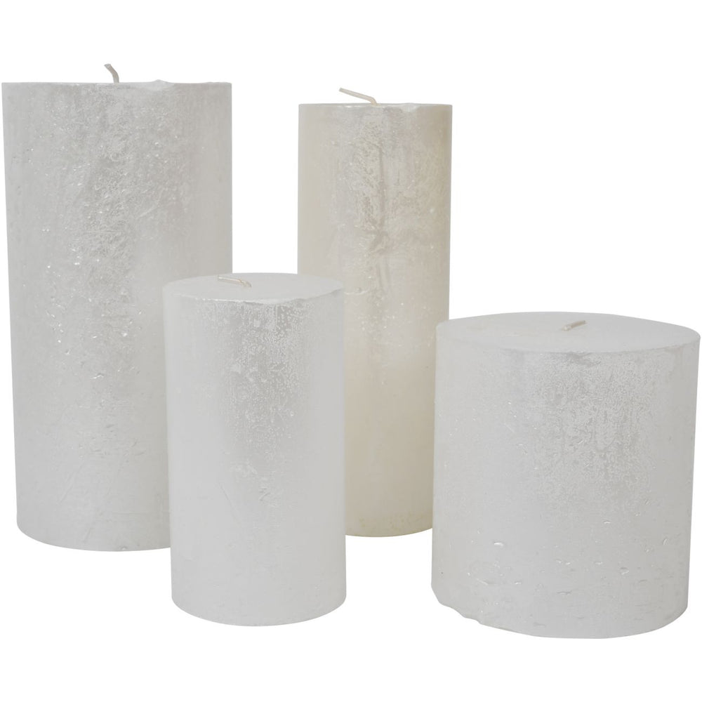 Pearl Rustica Pillar Candle 10x10cm by Libra