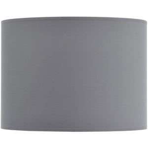 Grey and Silver Lined Drum Lampshade 14 Inch by Libra