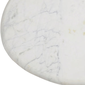 Nolita White Marble and Antique Gold Iron Coffee Table by Libra, image 3