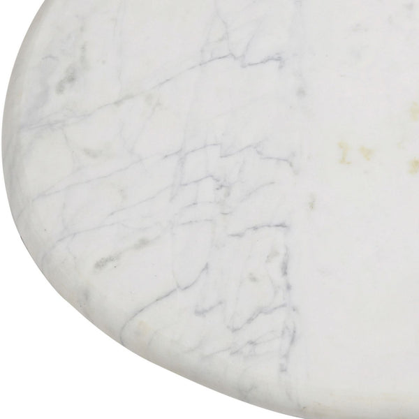 Nolita White Marble and Antique Gold Iron Coffee Table by Libra, image 3