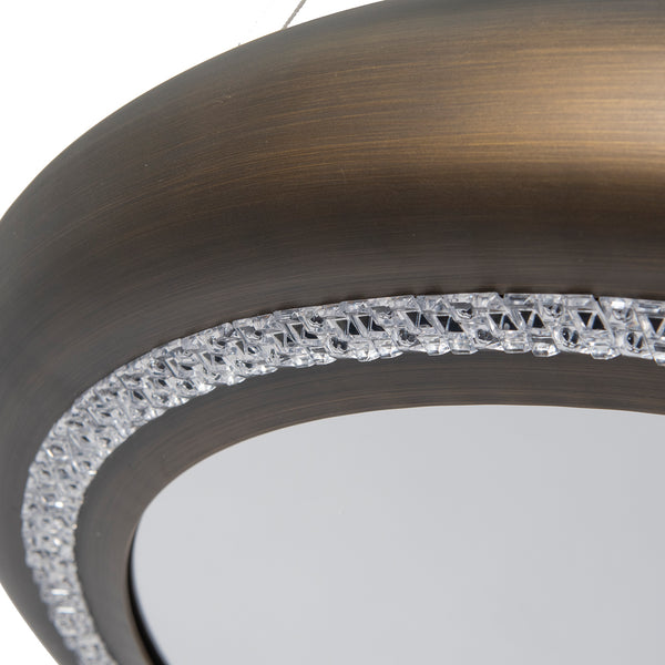 Small Gold Ring Chandelier 80cm by Libra, image 4