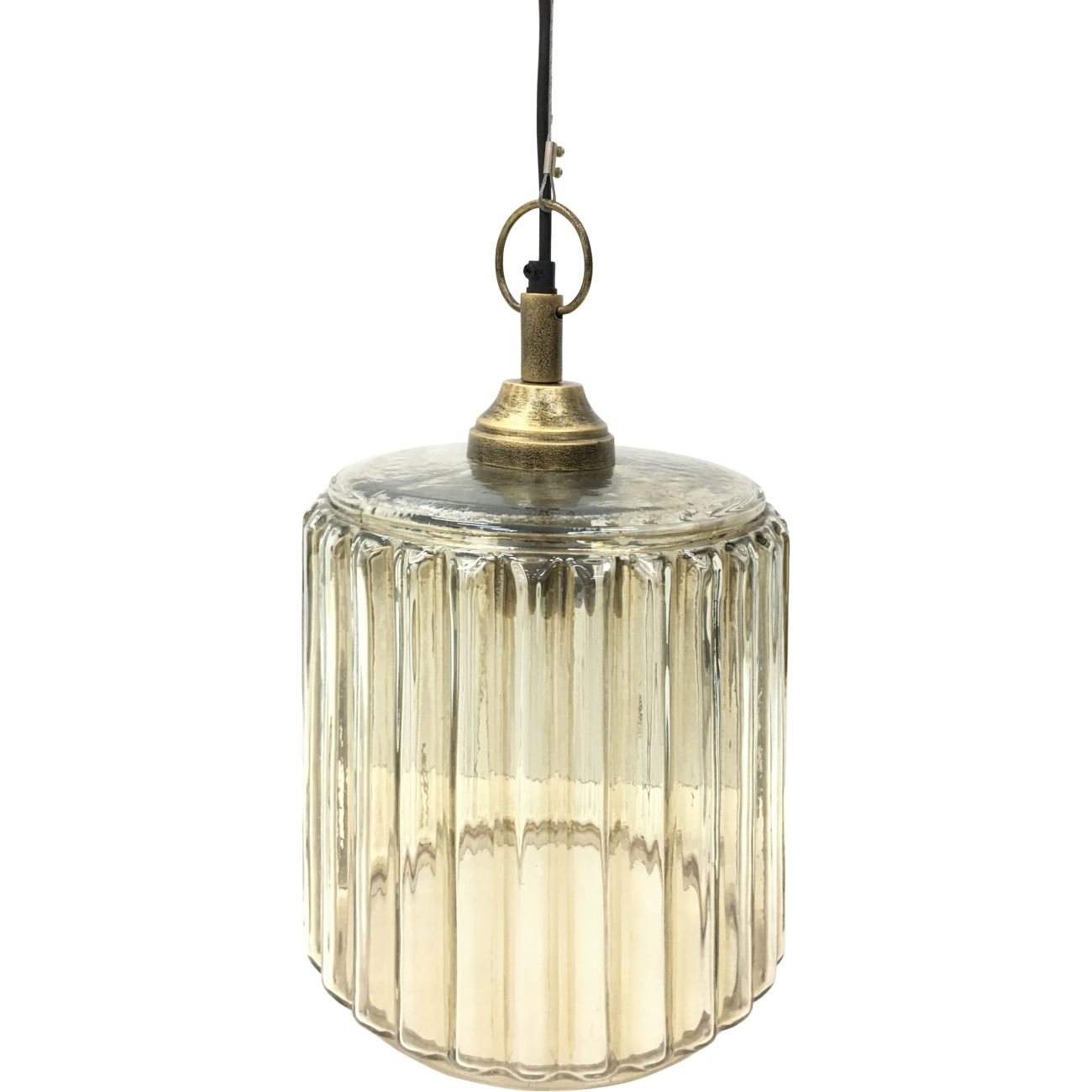 Urban Copper Lustre Glass Pendant 36 cm height E27 60W