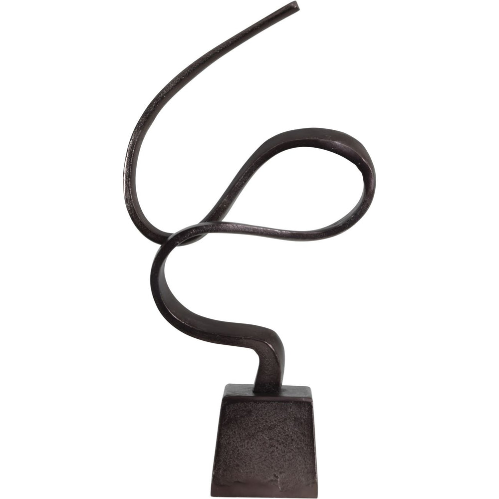 Metallic Bronze Aluminium Wellness Sculpture on Base by Libra