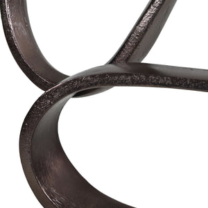 Metallic Bronze Aluminium Wellness Sculpture on Base by Libra, image 4