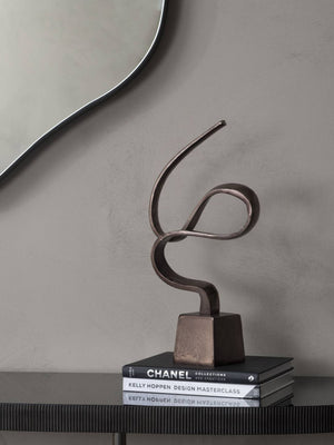 Metallic Bronze Aluminium Wellness Sculpture on Base by Libra, image 6