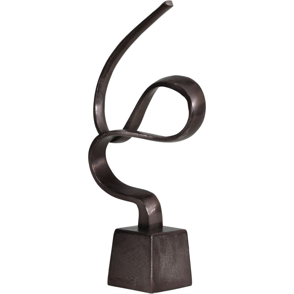 Metallic Bronze Aluminium Wellness Sculpture on Base by Libra