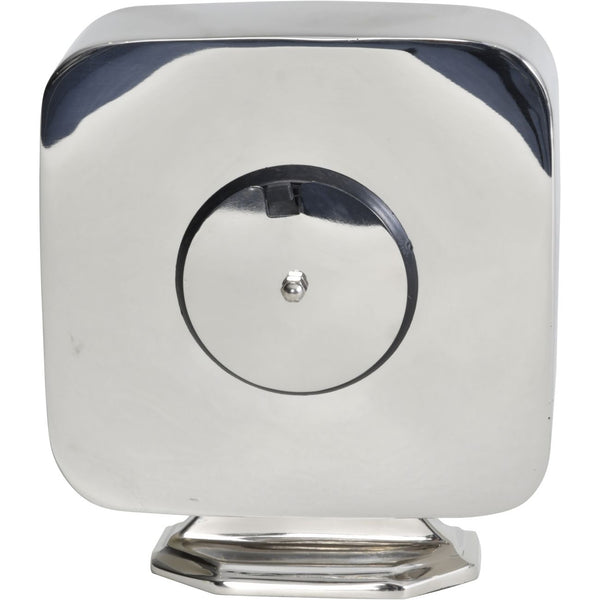 Vickery Silver Nickel Square Mantel Clock on Stand by Libra, image 3