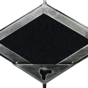 Honeycomb Mirror Set of 4 Brushed Grey Finish by Libra, image 3
