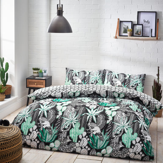 ARIZONA SB DUVET SET WHITE/BLACK