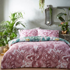 Medinilla Single Duvet Set Mint/Lilac - Riva