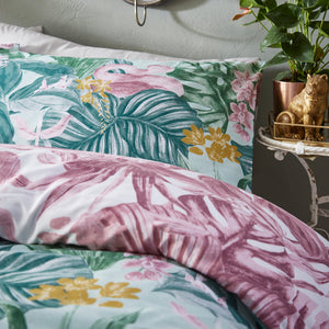 Medinilla Single Duvet Set Mint/Lilac - Riva