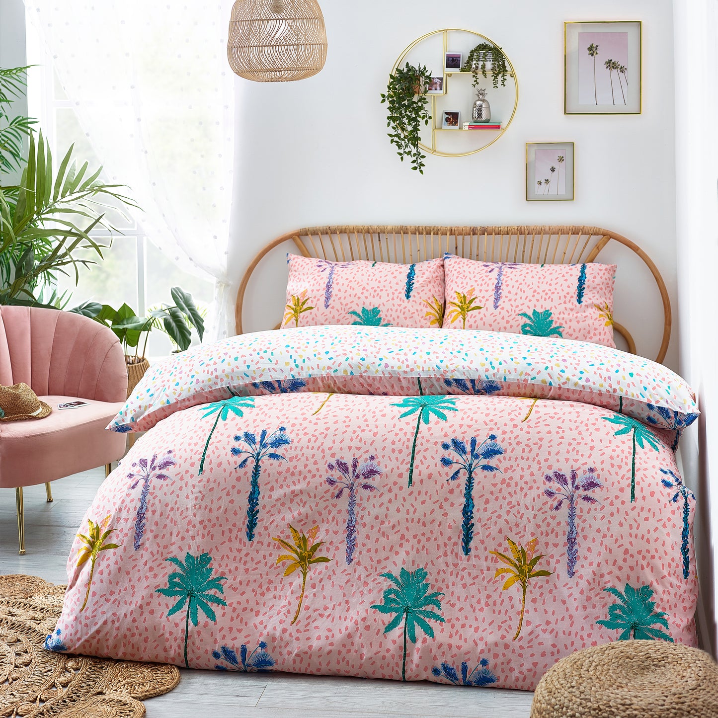 PALMTROPOLIS SB DUVET SET PINK