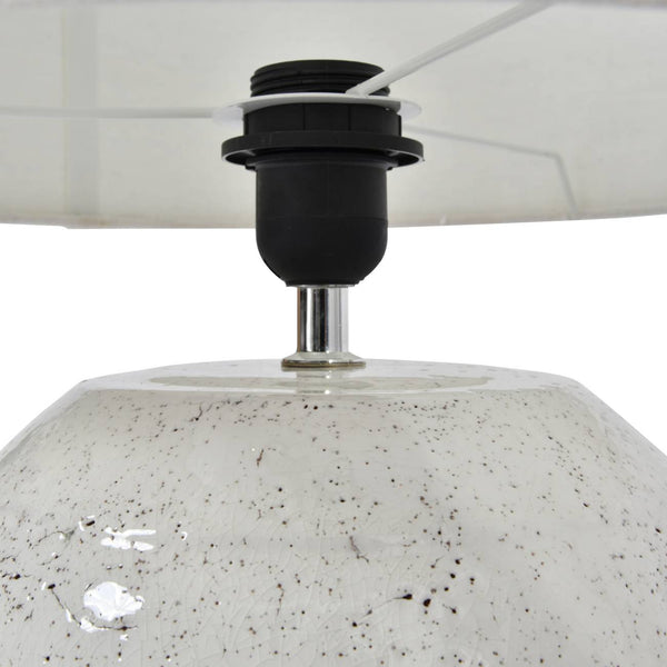 Speckle Glazed Table Lamp with Shade by Libra, image 4