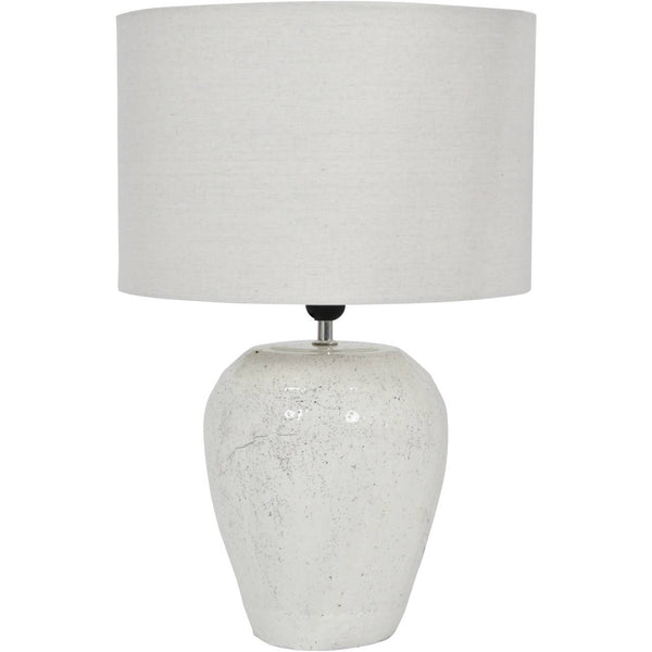 Speckle Glazed Table Lamp with Shade by Libra