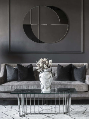 Eclipse Round Wall Mirror 110x88cm by Libra, image 4