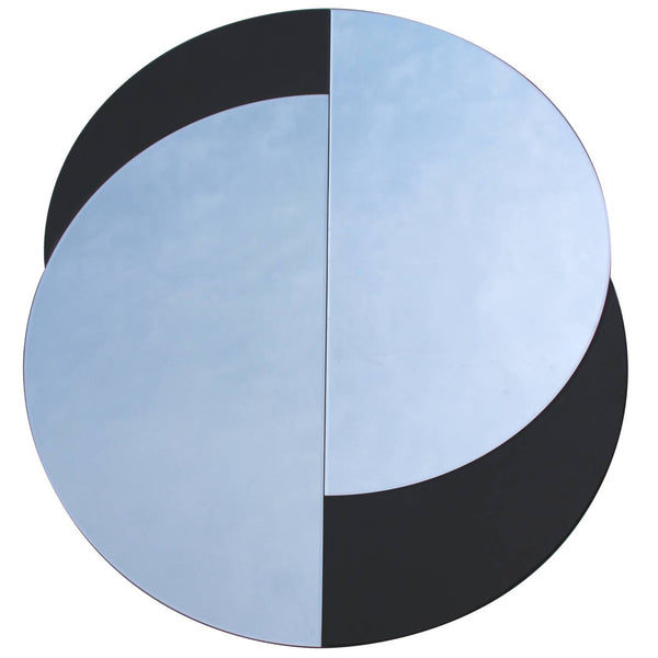 Eclipse Round Wall Mirror 110x88cm by Libra