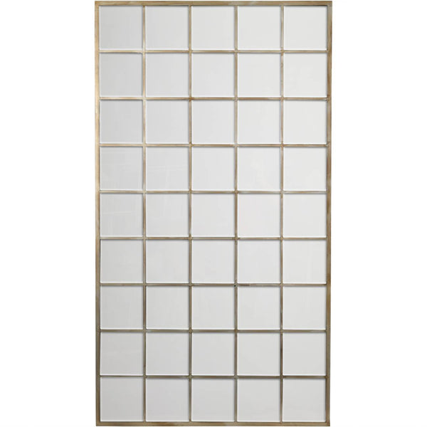 Blakely Floor Standing Leaning Mirror Gold 100x180cm by Libra