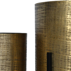 Clyde Floor Standing Brass Set of 2 Planters by Libra, image 3