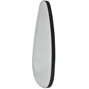 Organic Oversized Metal Framed Mirror Oak Wood Finish 150x86cm by Libra, image 2