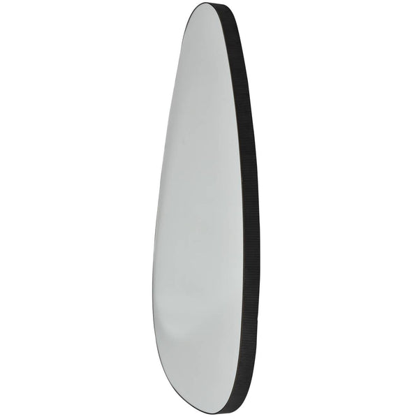 Organic Oversized Metal Framed Mirror Oak Wood Finish 150x86cm by Libra, image 2