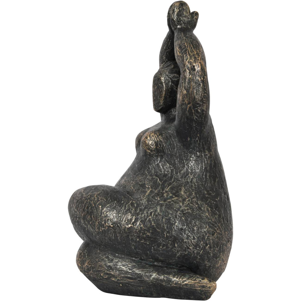 Iris Praying Feminine Form Resin Sculpture by Libra